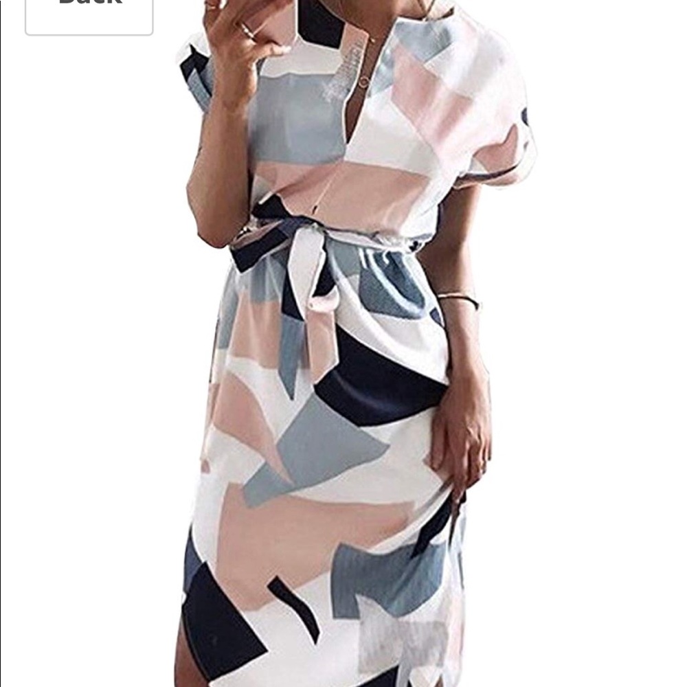 Multi-color dress